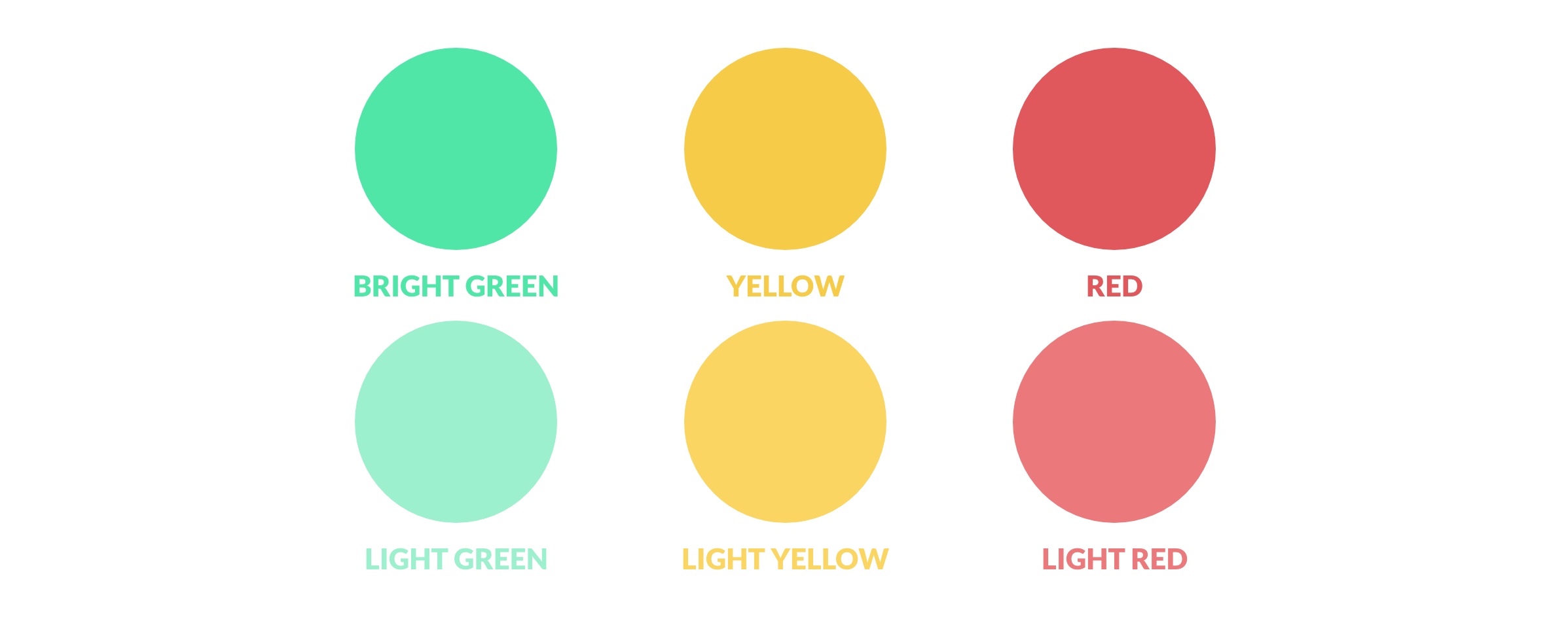 Secondary color palette