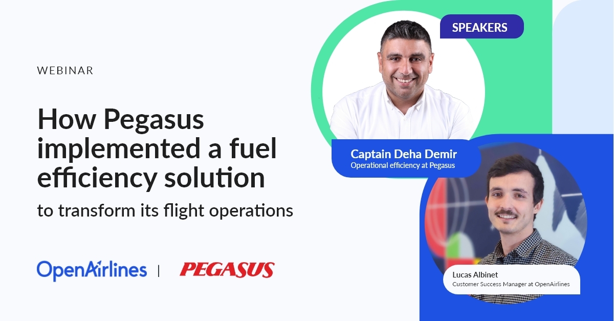 Webinar How Pegasus Airlines quickly implemented a fuel efficiency solution
