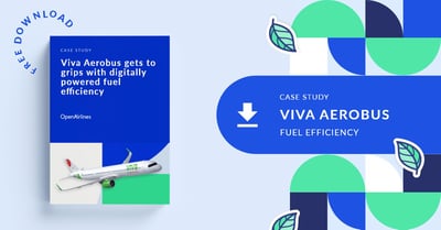 E-book illustration of the Viva Aerobus Case Study of their usage of SkyBreathe Fuel efficiency software