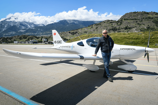 André Borschberg - H55 Flight Trainer © H55/ Anna Pizzolante - 